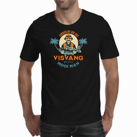 Visvang Lekker  - Mens T-Shirt (Route 62 T'S)